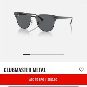 Rayban clubmaster classic sunglasses